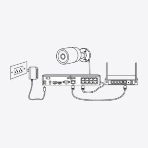 Reolink P330 Balle (forme) Caméra de sécurité IP Intérieure et extérieure 3840 x 2160 pixels Mur