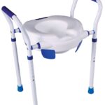 Siège de toilette CLIPPER VI avec barres de maintien