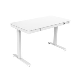 Tuckano Bureau électrique à hauteur réglable ET119W-C BI blanc