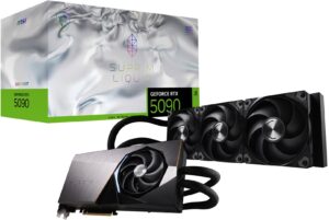 MSI SUPRIM GEFORCE RTX 5090 32G LIQUID SOC carte graphique NVIDIA 32 Go GDDR7