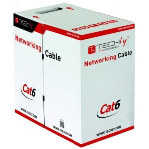 Techly ITP6-305-BL câble de réseau Bleu 305 m Cat6 U/UTP (UTP)