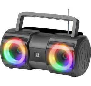 HAUT-PARLEUR DEFENDER BEATBOX 20 BLUETOOTH 20W LUMIÈRE/BT/MIC/FM/USB/TF