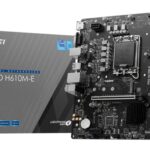 MSI PRO H610M-E carte mère Intel H610 LGA 1700 micro ATX