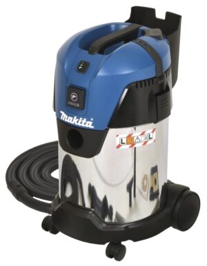 Makita VC3011L aspirateur Noir, Bleu, Blanc 30 l 2000 W