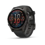 Garmin fenix 8 3,3 cm (1.3") AMOLED 43 mm Numérique 416 x 416 pixels Écran tactile Noir Wifi GPS (satellite)