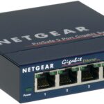 NETGEAR GS105 Non-géré Gigabit Ethernet (10/100/1000) Bleu