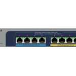NETGEAR 8-port Ultra60 PoE++ Multi-Gigabit (2.5G) Ethernet Plus Switch Géré L2/L3 2.5G Ethernet (100/1000/2500) Connexion Ethernet, supportant l'alimentation via ce port (PoE) Gris