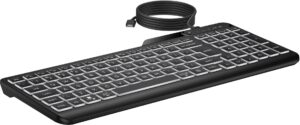 HP Clavier filaire rétroéclairé multi-appareil 405