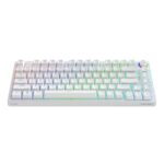 SAVIO PHENIX WHITE Clavier mécanique sans fil, Gateron Red Pro, ABS