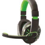Esperanza EGH330G écouteur/casque Arceau Noir, Vert