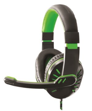Esperanza EGH330G écouteur/casque Arceau Noir, Vert