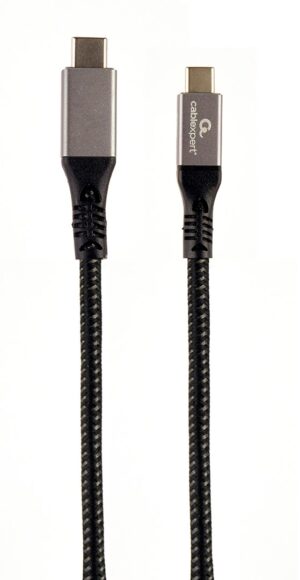 Gembird CCBP-USB3-CMCM100-1.5M câble USB USB 3.2 Gen 2 (3.1 Gen 2) 1,5 m USB C Noir, Argent