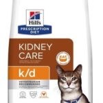 HILL'S PRESCRIPTION DIET Feline k/d Kidney Care Aliments secs pour chats Poulet 3 kg