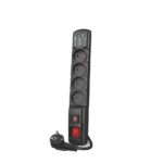 Acar F4 Câble de protection contre les surtensions USB A+C (chargeur rapide) 5m ; noir