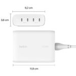 Belkin WCH015VFWH chargeur d'appareils mobiles Blanc Intérieure