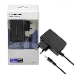 Qoltec 51034 adaptateur de puissance & onduleur Intérieure 19 W Noir