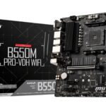 MSI B550M PRO-VDH WIFI carte mère AMD B550 Emplacement AM4 micro ATX