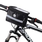 Wozinsky WBB12BK Sacoche de vélo pour guidon + étui de téléphone 2l Noir
