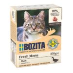 BOZITA Fresh Menu Duck in gravy - nourriture humide pour chat - 370g