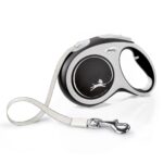 Flexi New COMFORT 8 m Noir, Gris Chien Laisse avec enrouleur