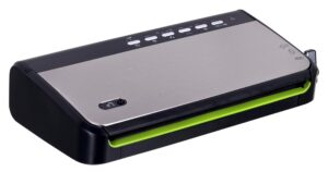 FoodSaver FFS005X appareil à emballage sous vide 0,5 mbar Noir, Acier inoxydable