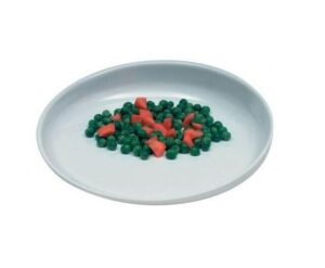 Assiette à bord haut
