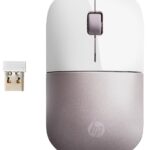 HP Souris sans fil Z3700 - Blanche/rose