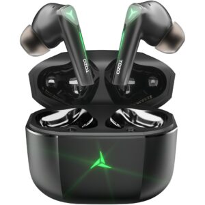 TOZO Gaming Pods Casque de jeu Bluetooth True Wireless Stereo (TWS) intra-auriculaire USB Type-C Noir