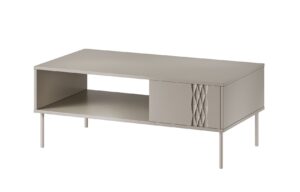 TRESSE banc/table 110x60x40 cachemire mat