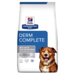 HILL'S Prescription Diet Derm Complete Canine - Aliments secs pour chiens  - 12 kg