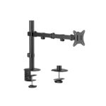 Gembird MA-D1-01 support d'écran plat pour bureau 81,3 cm (32") Noir