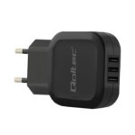 Qoltec 50191 Chargeur 17W | 5V | 3.4A | 3xUSB