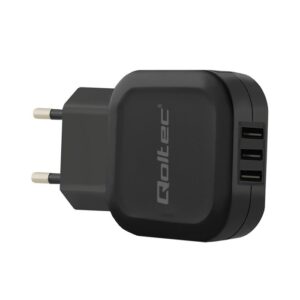 Qoltec 50191 Chargeur 17W | 5V | 3.4A | 3xUSB