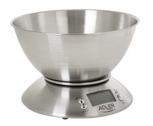 Adler AD 3134 Balance de ménage électronique Acier inoxydable Rond