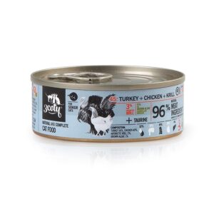 3COTY Turkey with chicken and krill Senior - nourriture humide pour chat - 80g