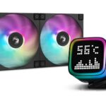 DeepCool R-LP240-BKMSNC-G-1 système de refroidissement d’ordinateur Boitier PC, Processeur Refroidisseur de liquide tout-en-un 12 cm Noir 1 pièce(s)