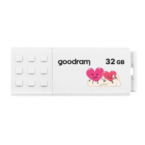 Goodram UME3 Valentine lecteur USB flash 32 Go USB Type-A 3.2 Gen 1 (UME3-0320W0R11-V) Blanc