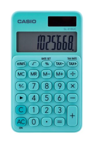 Calculatrice de poche Casio SL-310UC-GN vert