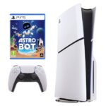Sony PlayStation 5 Slim Disc- Astro Bot Bundle 1TB Console blanche