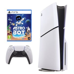 Sony PlayStation 5 Slim Disc- Astro Bot Bundle 1TB Console blanche