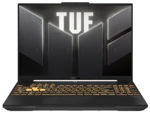 ASUS TUF Gaming F16 FX607VU-I5085W -Gaming Intel Core Ultra 5 210H Ordinateur portable 40,6 cm (16") Full HD+ 8 Go DDR5-SDRAM 512 Go SSD NVIDIA GeForce RTX 4050 Wi-Fi 6 (802.11ax) NoOS Gris
