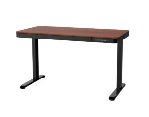 Tuckano Bureau électrique à hauteur réglable ET119W-C Noir/Noyer
