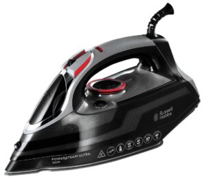 Russell Hobbs 20630-56 fer à repasser Fer à repasser à sec ou à vapeur Semelle en céramique 3100 W Noir, Gris