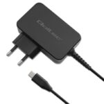 Qoltec 52386 Chargeur GaN POWER PRO | 1xUSB-C | 65W | 5-20V | 3-3,25A | Noir