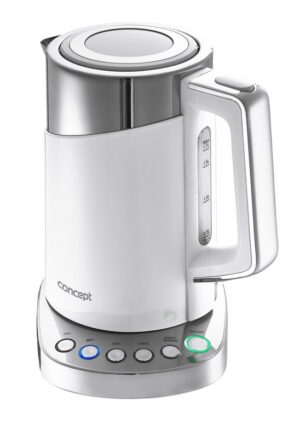 Concept RK3170 bouilloire 1,7 L 2200 W Acier inoxydable, Blanc
