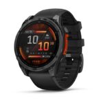 Garmin Fenix 8 3,56 cm (1.4") AMOLED 47 mm Numérique 454 x 454 pixels Écran tactile Noir Wifi GPS (satellite)