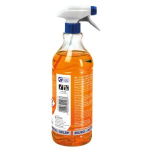 Mill Clean Wash liquide pour le nettoyage des fenêtres, du verre, des miroirs, des carreaux avec un parfum d'orange 1.22 L