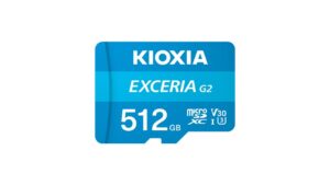Kioxia LMEX2L512GG2 mémoire flash 512 Go MicroSDHC UHS-III Classe 10