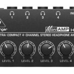 Behringer HA400 - Amplificateur de casque stéréo ultra-compact à 4 canaux