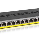 NETGEAR GS116PP Non-géré Gigabit Ethernet (10/100/1000) Connexion Ethernet, supportant l'alimentation via ce port (PoE) Noir